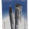 Pensan My-Tech 2240 Ballpoint Pen,Set of 12 Pieces 0.7 mm - black