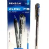 Pensan My-Tech 2240 Ballpoint Pen,Set of 12 Pieces 0.7 mm - Blue