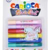 CARIOCA FABRIC PAINT tubes 6 color perly