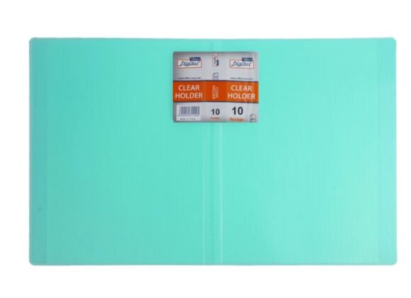 Display Book, 10 Pockets, A4 neon pink