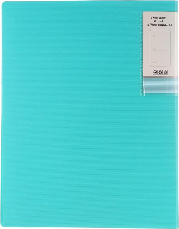 Display Book, 60 Pockets, A4  neon pink