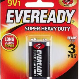 Eveready Super Heavy Duty Battery, Size 9 Volt