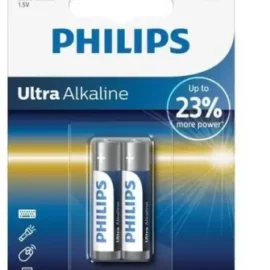 PHILIPS Ultra Alkaline AAA Batteries, Pack of 2 Battery  Pack of 2