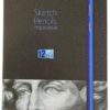 Superior sketch pencils graphit set of 12 shades in a metal box - blue