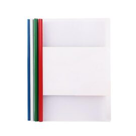 Waterproof Pull The Pole Clip File Folder Plastic Insert Pages Thicken Small 10 pcs