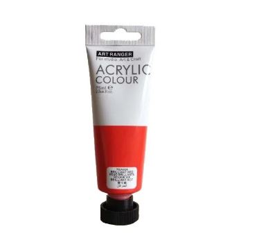 Acrylic Paint Colour - Pale Yellow 75 Ml Tube