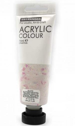 Acrylic Paint Glitter GoldColour-75 ml tube