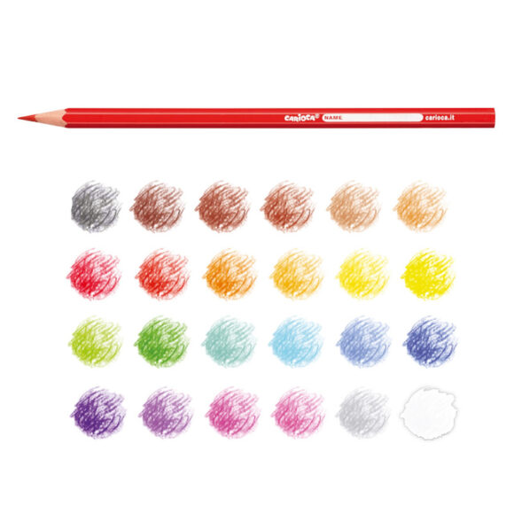 ⁦Carioca HEXAGONAL PENCILS pack of 24⁩ - الصورة ⁦2⁩