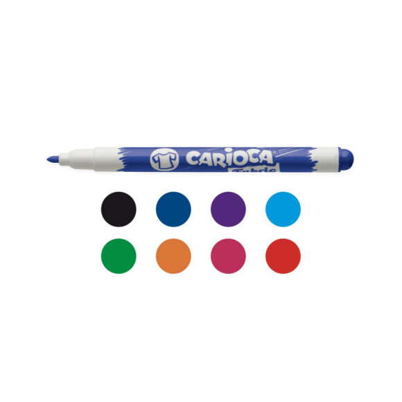 ⁦Carioca WHITEBOARD MARKERS FINE TIP pack of 8⁩ - الصورة ⁦2⁩