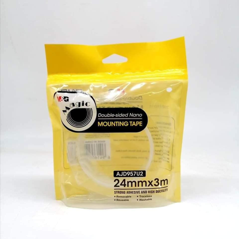 Double Sided Adhesive Tape silicon clear size 24 mm x 3m
