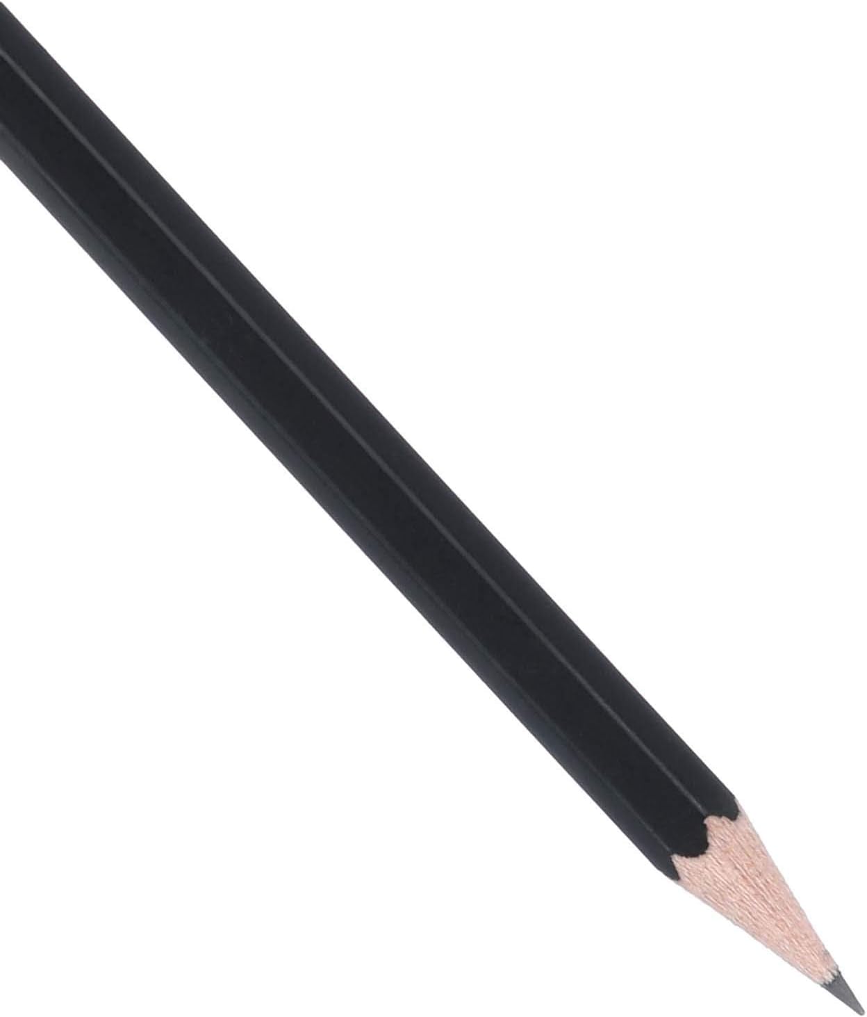 Faber castell B  blacklead wooden pencil set of 12 black - الصورة 2