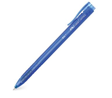 ⁦Faber- castell ballpoint Blue pen  0,7mm pack of 10⁩ - الصورة ⁦2⁩