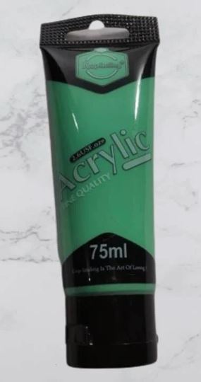 Keep Smiling Acrylic Paint Tube 75 ML -Light GREEN