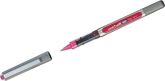 Uni-ball eye fine UB -157 rollerball pen liquid ink single pen PINK color