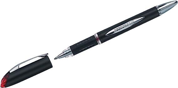 Uniball Jetstream SX217 Rollerball Pen, 0.7 mm. - Red