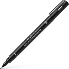 Uniball Pin200 Fineline Drawing Pen, 0.8 mm - Black