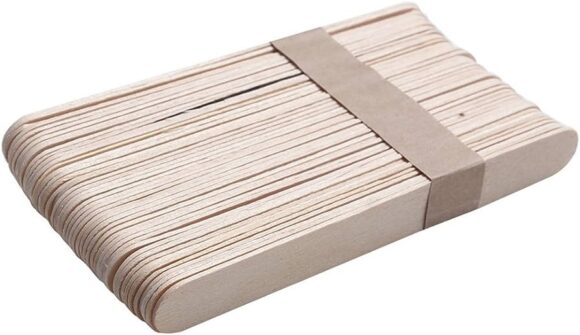 Wooden Ice Cream Sticks 50pcs  11 cm